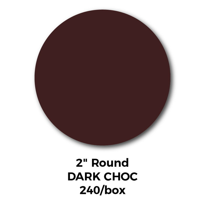 2" Round Blank Chocolates
