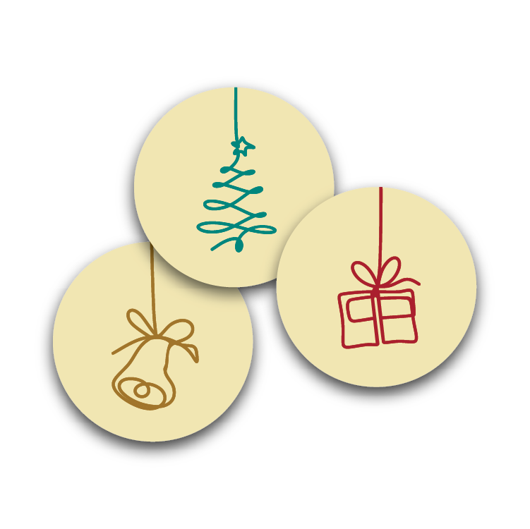 Retro Christmas Elements