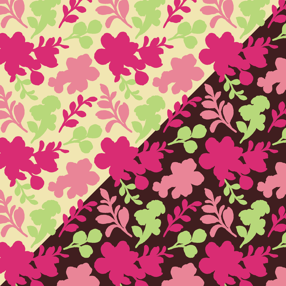 Blushing Floral Transfer