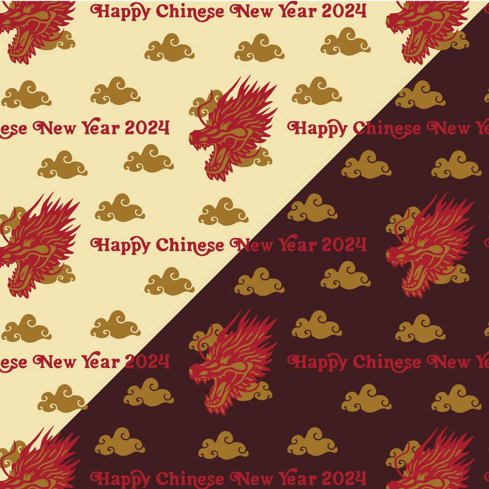 Dragon New Year Pattern