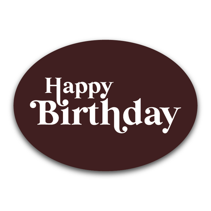 Happy Birthday Large Oval Chocolates (2023 Version)