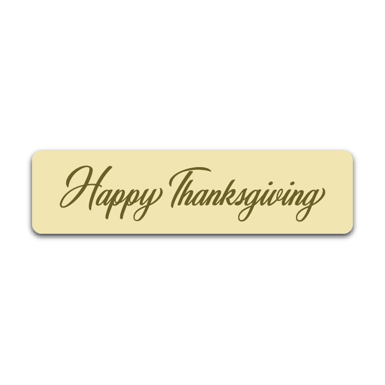 Happy Thanksgiving Script Chocolates
