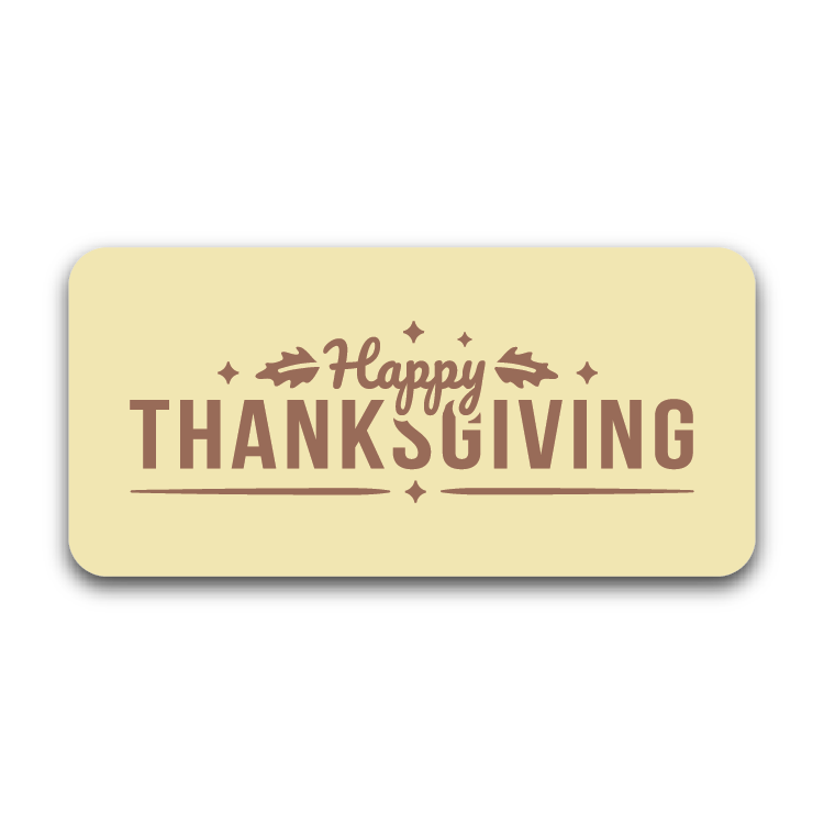 Happy Thanksgiving Sparkle Chocolates