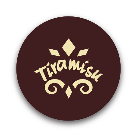 Tiramisu 1" Round Chocolates