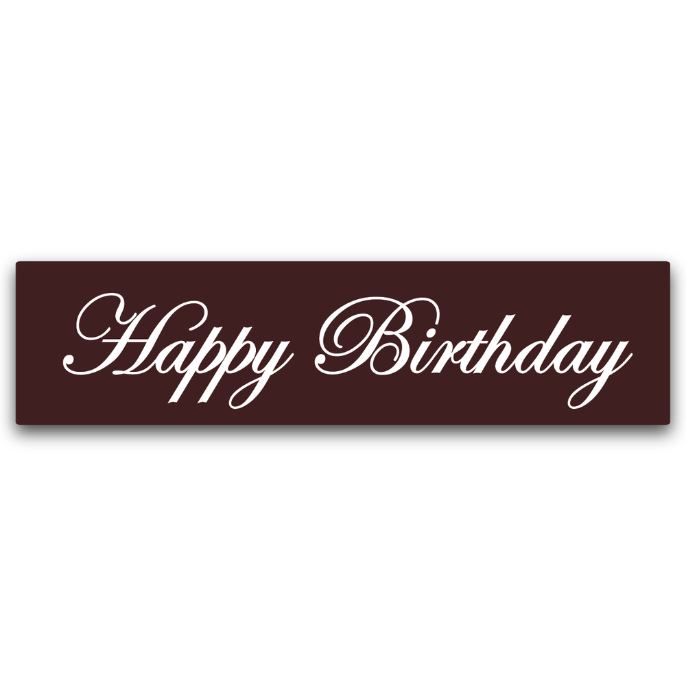 Happy Birthday Rectangle Chocolates