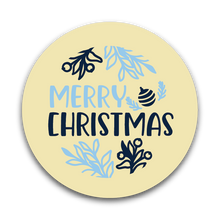 Azure Blooms Merry Christmas