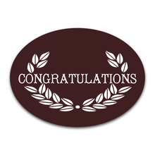 Congratulations Large Oval Chocolates