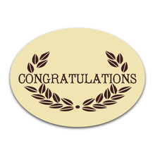 Congratulations Large Oval Chocolates