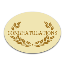 Congratulations Large Oval Chocolates