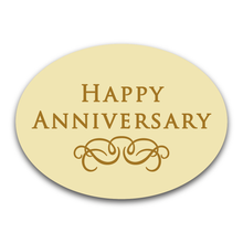 Happy Anniversary Large Oval Chocolates