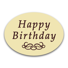Happy Birthday Large Oval Chocolates