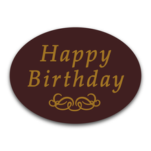 Happy Birthday Large Oval Chocolates