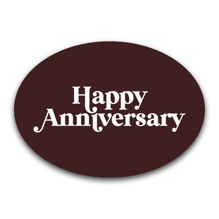 Happy Anniversary Large Oval Chocolates (2023 Version)