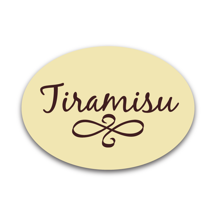 Tiramisu Large Oval Chocolates