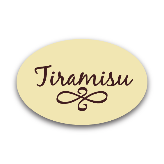 Tiramisu Small Oval Chocolates