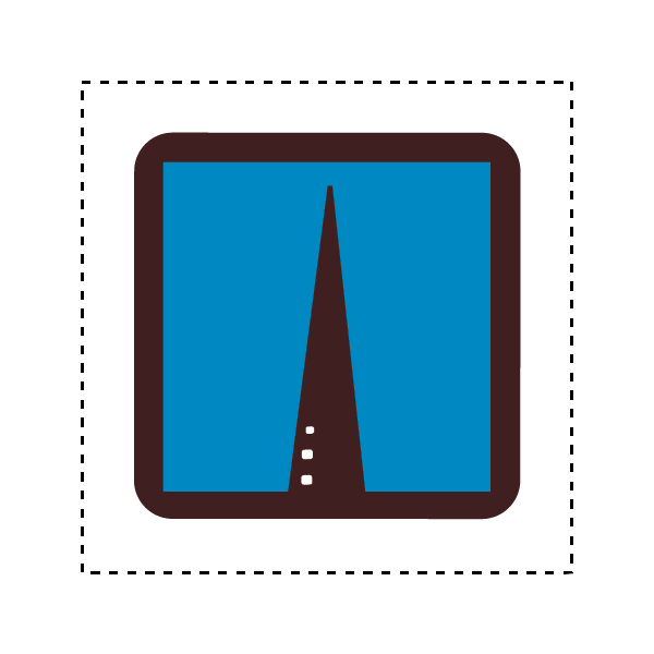 San Francisco Icons 1.5" Square Strips