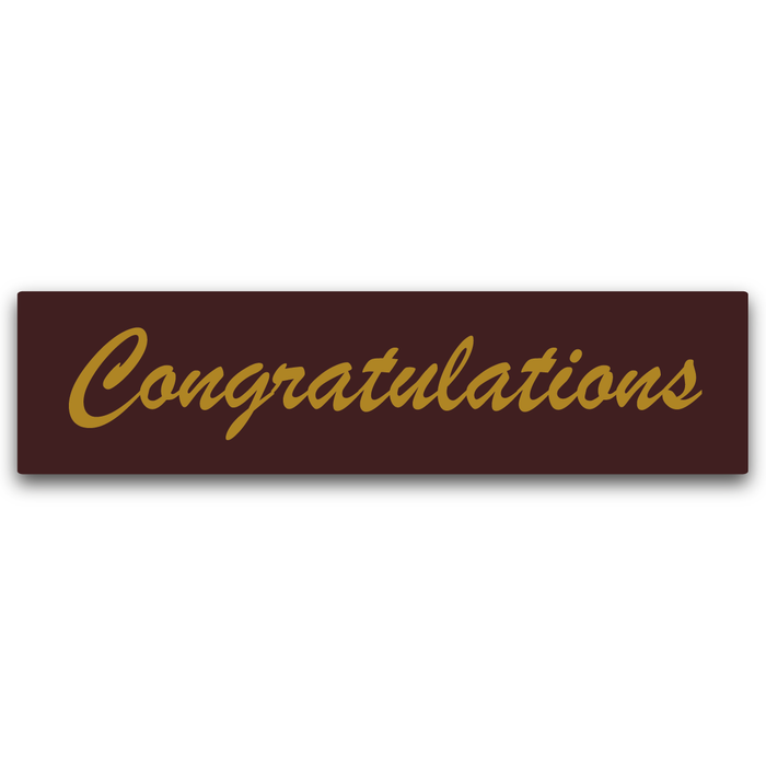 Congratulations Rectangle Chocolates