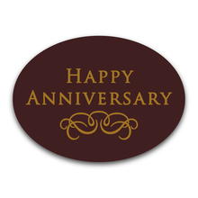 Happy Anniversary Large Oval Chocolates