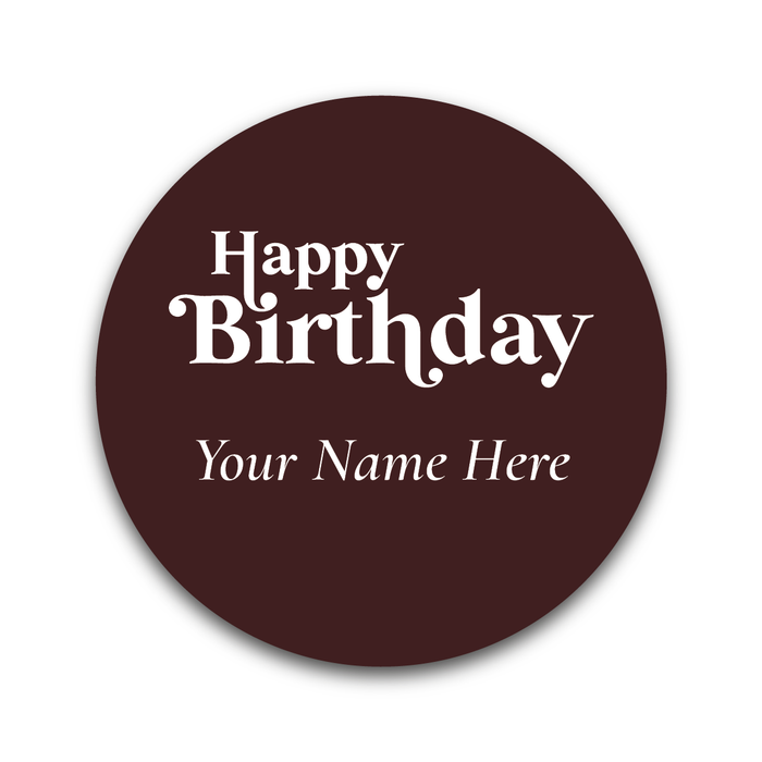 Happy Birthday Blank Chocolates
