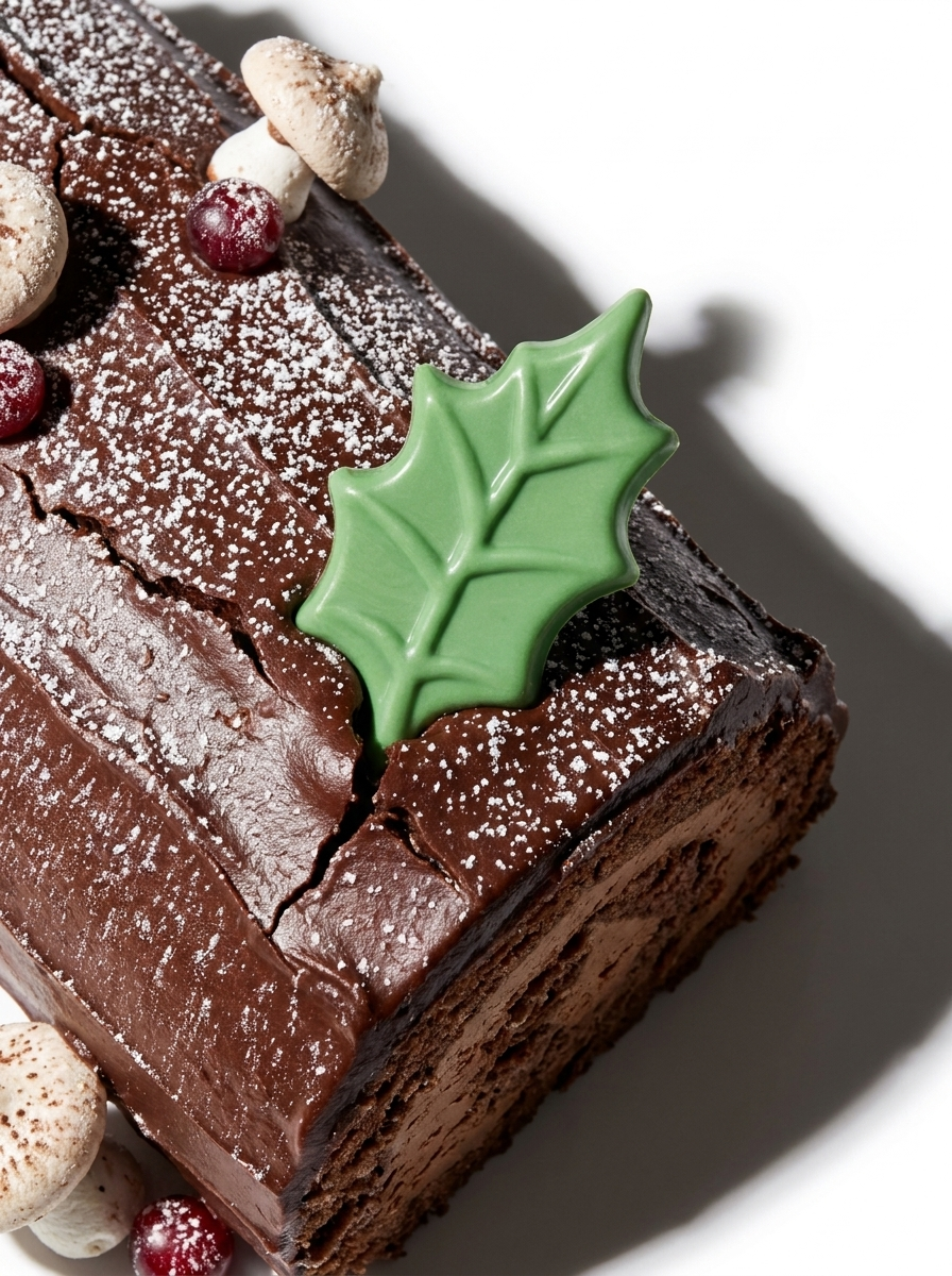 Holly Leaves Blistered Chocolate