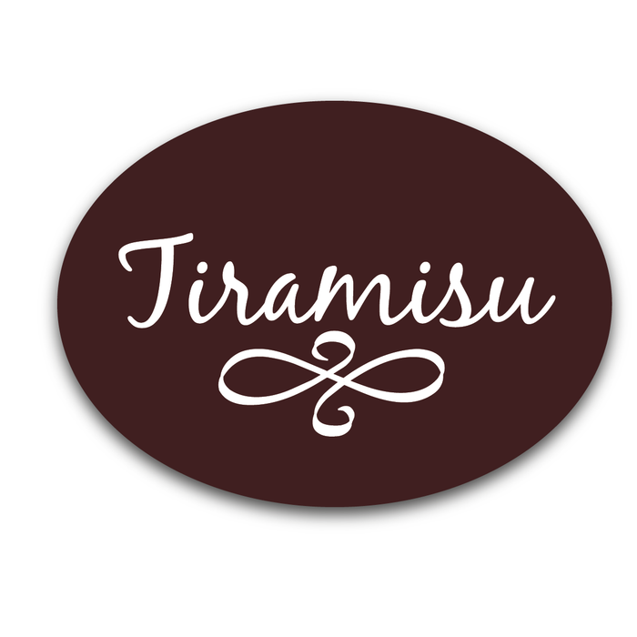 Tiramisu Large Oval Chocolates